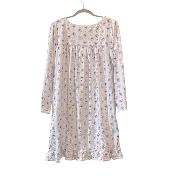 Eileen West Floral 100% Cotton Long Sleeve Romantic Nightgown XL - Picture 6 of 11